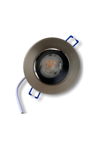 Cata Ct-5252 7w Akik Led Spot Lamba Gömme Tavan Şık Tavan Aydınlatma 6400k Beyaz Işık Gri - Siyah