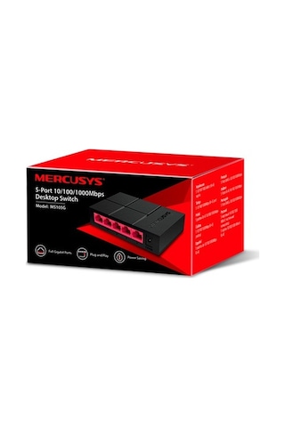 Mercusys MS105G 5 Port Masaüstü Switch