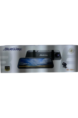 Blueway Bs-100mc Araç İçi Kayıt Kamerası Ön-arka Profesyonel Ön 1920x1080 - Arka 1280x720 Wifi 7"