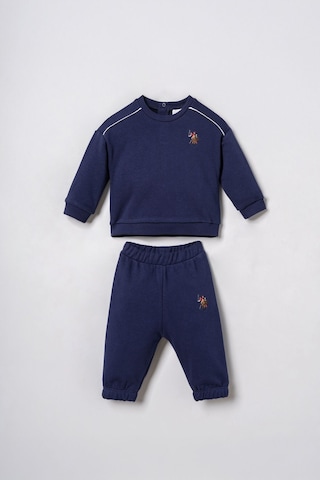 U.S. Polo Assn. Erkek Bebek Lacivert Uzun Kol Pijama Takım Usb3193-c-v1 Usb3193-c-v1