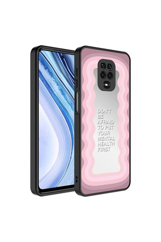 Xiaomi Uyumlu Redmi Note 9 Pro Kılıf Aynalı Desenli Kamera Korumalı Parlak Zore Mirror Kapak