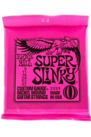 Ernie Ball 09-42 Super Slinky Elektro Gitar Teli P02223