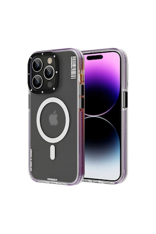 YoungKit Apple Uyumlu iPhone 14 Pro Max Kılıf Magsafe Şarj Özellikli Youngkit Jane Sand Serisi Kapak Youngkit-10142