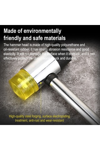 40mm Mini Çelik Saplı Yuvarlak Kafa Çekiç