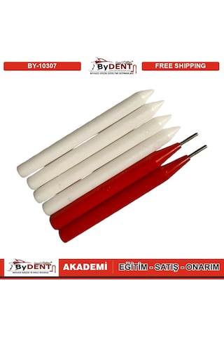 Pdr Boyasız Göçük Düzeltme Kalemi Damar Kırma 6 Lı Set 4 Plastik 2 Metal Uçlu