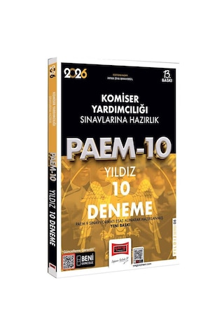Yargı 2026 Paem Komiser Yardımcılığı Sınavlarına Hazırlık Yıldız 10 Deneme