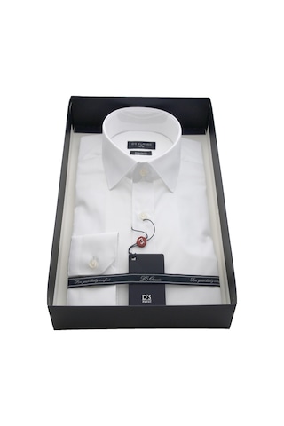Ds Damat Gömlek Kuplu Beyaz Ds0802 R002 Beyaz