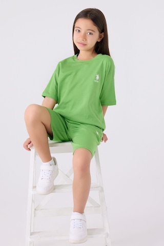 U.S. Polo Assn. Kız Çocuk Yeşil Bermuda Takım 5274-43899 Yeşil