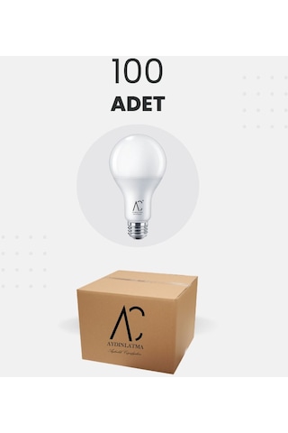 12w Bulb Led Ampul 6500k Beyaz Işık - 100 Adet