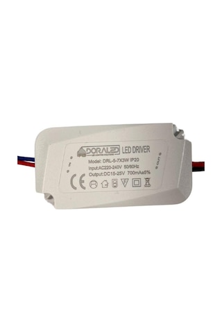 5-7x3w 700ma 15-25v Power Led Driver Ip20 Power Led Sürücü Beyaz