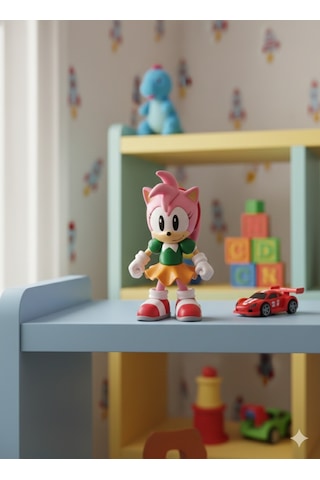 6 Cm Sonic Amy Aksiyon Figürü Mini Koleksiyon Oyuncak Modeli