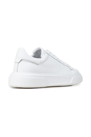 Deery Erkek Hakiki Deri Beyaz Sneaker Ayakkabı - 04651mbyze01