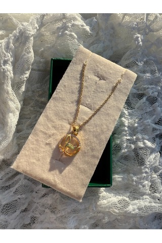 Leaf Harmony Pendant Altın