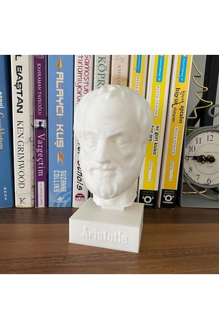 Sokrates Platon Aristo 3'lü Büst Set Antik Yunan Filozofları Ev Kitaplık Dekor Diğer