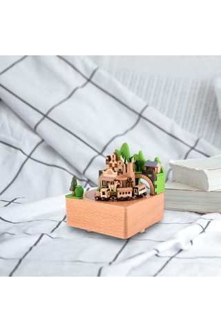 Suntek Tren Müzik Kutusu Oyuncak Heykeli El Sanatları