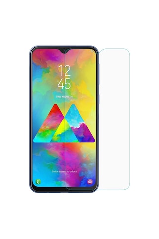 Samsung Uyumlu Galaxy M20 Nano Kırılmaz Cam Ekran Koruyucu Şeffaf