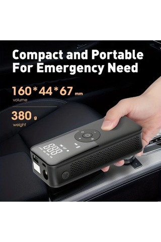 Fastbuy Turcoshop11 1 Nolu Araba Motosiklet Bisiklet Kompresörü, Elektrikli Araç Pompası, Taşınabilir Lastik Şişirme Cihazı,