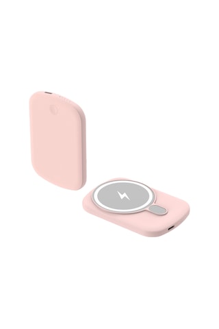 Ixtech Ix-pb033 5.000 Mah 15w Magsafe Powerbank Taşınabilir Şarj Cihazı -pembe Pembe