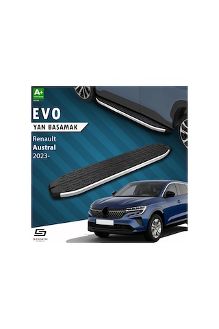 S-dizayn Renault Austral Evo Krom Yan Basamak 183 Cm 2023 Üzeri