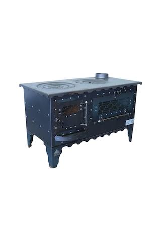 Altaş Camlı Altaş Kuzine Soba 4 Mm Çok Amaçlı Bahçe Tipi Kuzine Soba Özel El Yapımı Soba