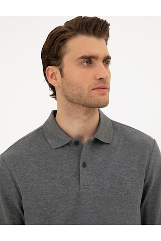 Pierre Cardin Erkek Antrasit Melanj Sweatshirt 50294438-vr081 Antrasit Melanj