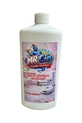 Mr.cin Robot Süpürge Deterjanı Pudra Kokulu 1 Litre Tekli