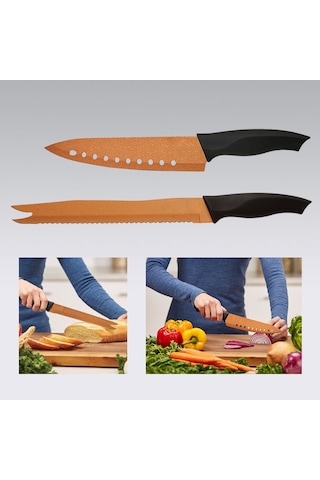 Copper X Chef Knives  Bıçak Seti Siyah