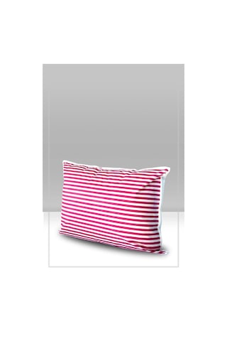 5'li Set Yastık Düzenleyici Hurç Pembe Çizgili 50x70 Cm Pembe