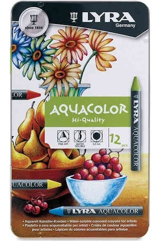 Lyra Aquacolor Sulandırılabilir Pastel Boya 12 Renk N11.4651