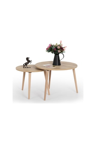 Flora Osse Meşe /orta Sehpa / Orta Sehpa Seti