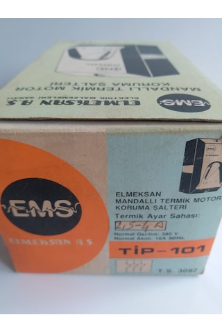 EMS(2,5-4 AMPER) TERMİK KORUMALI MANDALLI ŞALTER