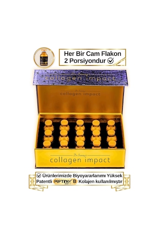 Dr. Sammy's Collagen Impact Plus Hidrolize Sığır Kolajeni 30 Shot