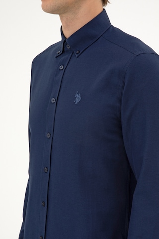 U.s. Polo Assn. Erkek Lacivert Gömlek Basic 50316723-vr033 Lacivert