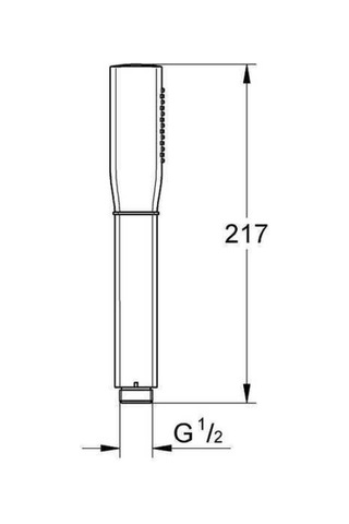 Grohe Grandera Stick El Duşu 1 Akışlı - 26037ıg0 Krom