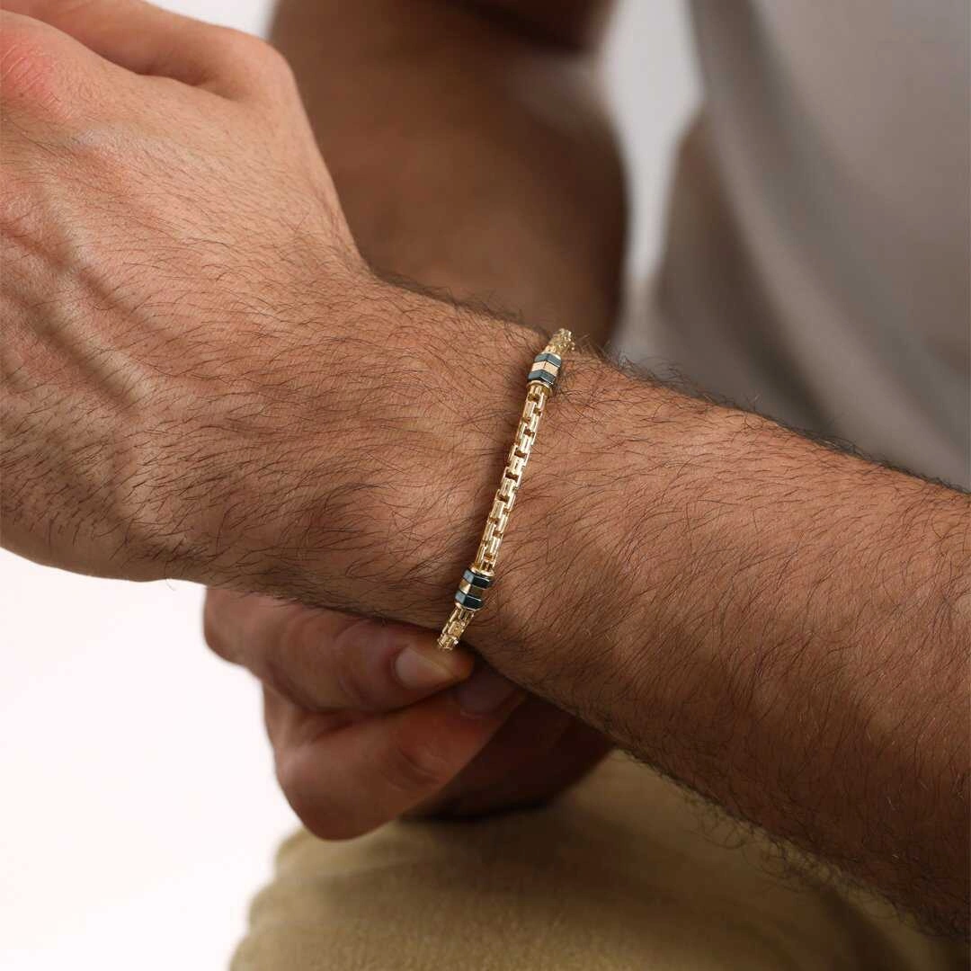 Doby Altın Erkek Bileklik 12926580