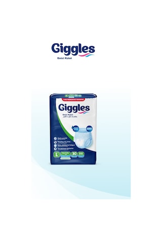 Yetişkin Emici Külot Bez Büyük Boy Large Bel Ölçüsü 100-150cm Islaklık Göstergeli - 1paket 30adet L