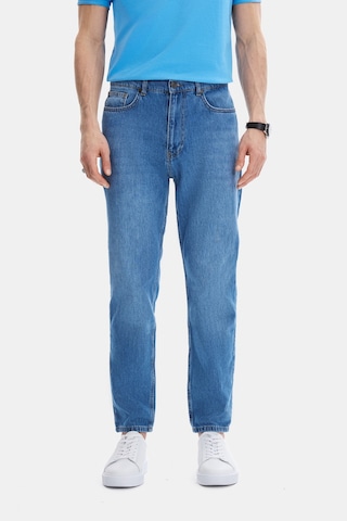 Back And Bond Açık Lacivert Tapered Fit Denim Pantolon Çok Renkli