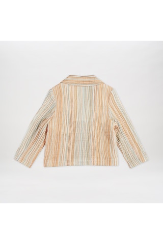 Panço Erkek Çocukçizgi Desenli Ceket Oranj 2411bb22003-4095 001