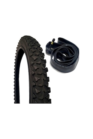 Bisiklet 12 Jant Dış Ve İç Lastik Seti Siyah