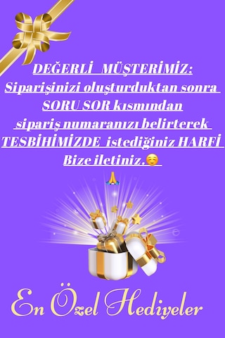 Kedi Gözü Tesbih Gece Karanlıkta Parlayan Model Kişiye Özel Harfli Hediyelik Tesbih Küre Kesim Fosforlu Tesbih Kahverengi - Siyah
