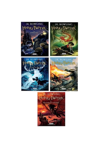 Harry Potter Serisi 1. 2. 3. 4. Ve 5. Kitapları Felsefe Taşı - Sırlar Odası - Ateş Kadehi 5 Kitap