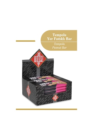 Tempolu Yer Fıstıklı Bar 30 G X 12 Adet