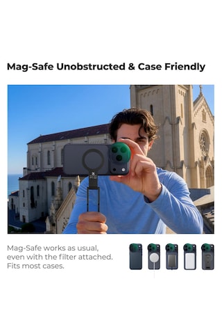 K&f Concept İphone 17 Pro Max/17 Pro İçin Geçmeli Cpl Filtre - Nano-x Serisi Optik Black