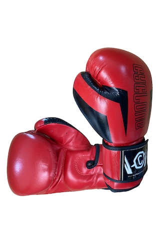 Cyclone Clash Orijinal Deri Boks Ve Kick Boks Eldiveni Kırmızı