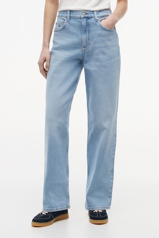 Tommy Hilfiger Layla Yüksek Bel Düz Kesim Kadın Jean Bj0111-16253 Açık Mavi