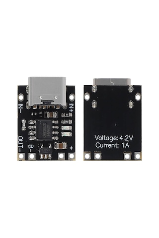 Tp4056 3,7v Mini Şarj Devresi - Korumalı Mod Type C 5 Adet