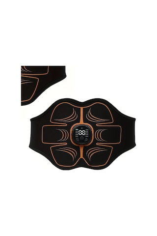 Fochsia 1 Adet Karın Kası Antrenman Kemer Black Usb İle Ayarlanabilir Bel Masajörü Çekirdek Egzersizler İçin Dayanıklı Altın