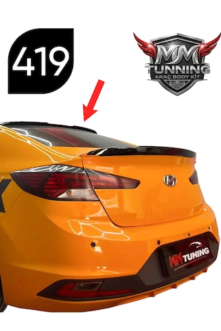 Mmtunning Hyundai Elantra Cam Üstü Spoiler