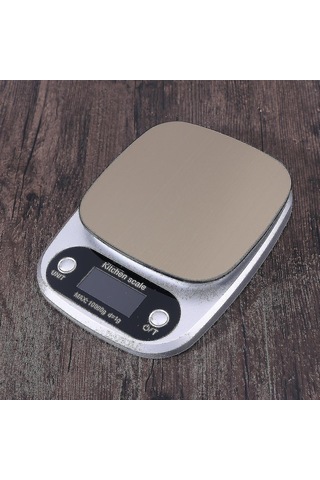 Xiyyadms Dijital Mutfak Terazi 10kg Maksimum, Hassas Ölçümler G, Oz, Ml , Paslanmaz Çelik Platform, Lcd Ekranlı, Hafif Ve Kompakt Tasarım Çok Renkli