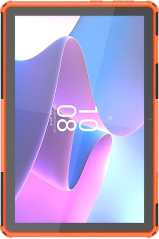 Lenovo Uyumlu Tab M10 3. Nesil Lastik Dokulu Tpu + Pc Tablet Kılıfı Tutuculu